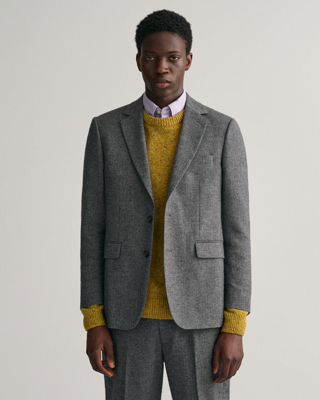 Sildebensmønstret jakkesæt-blazer