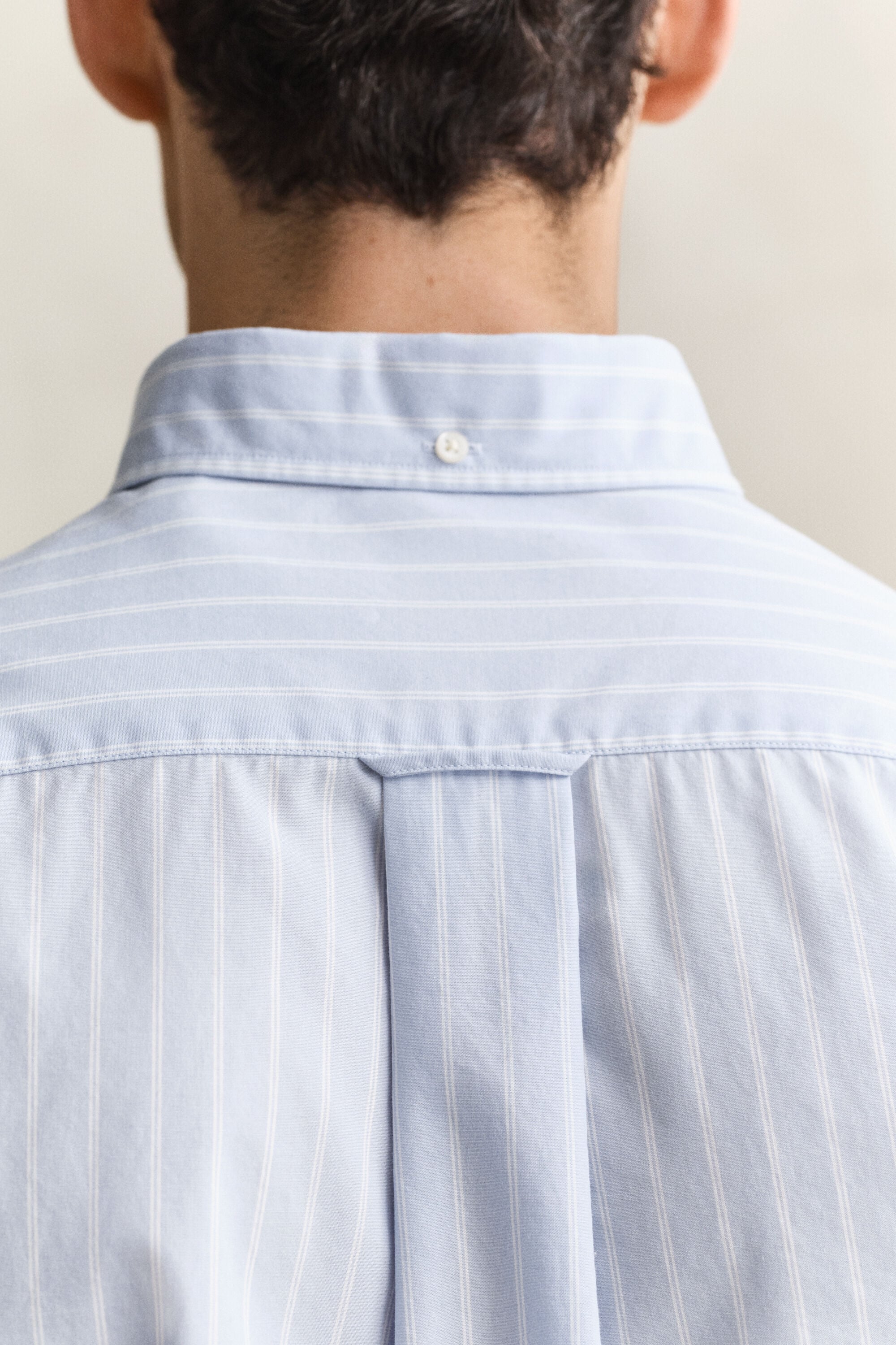Stribet klassisk poplin-skjorte