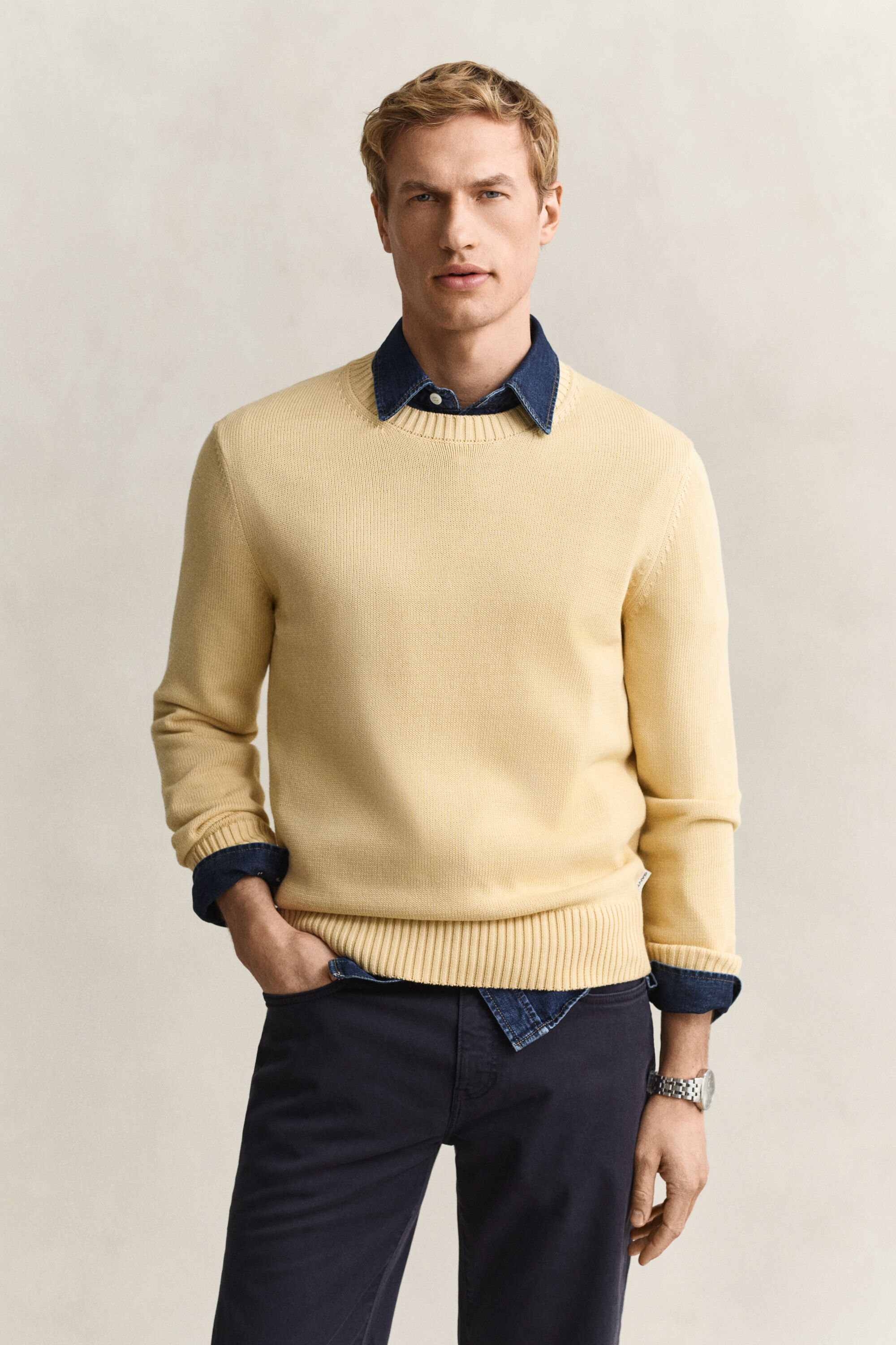 Sweater i supimabomuld