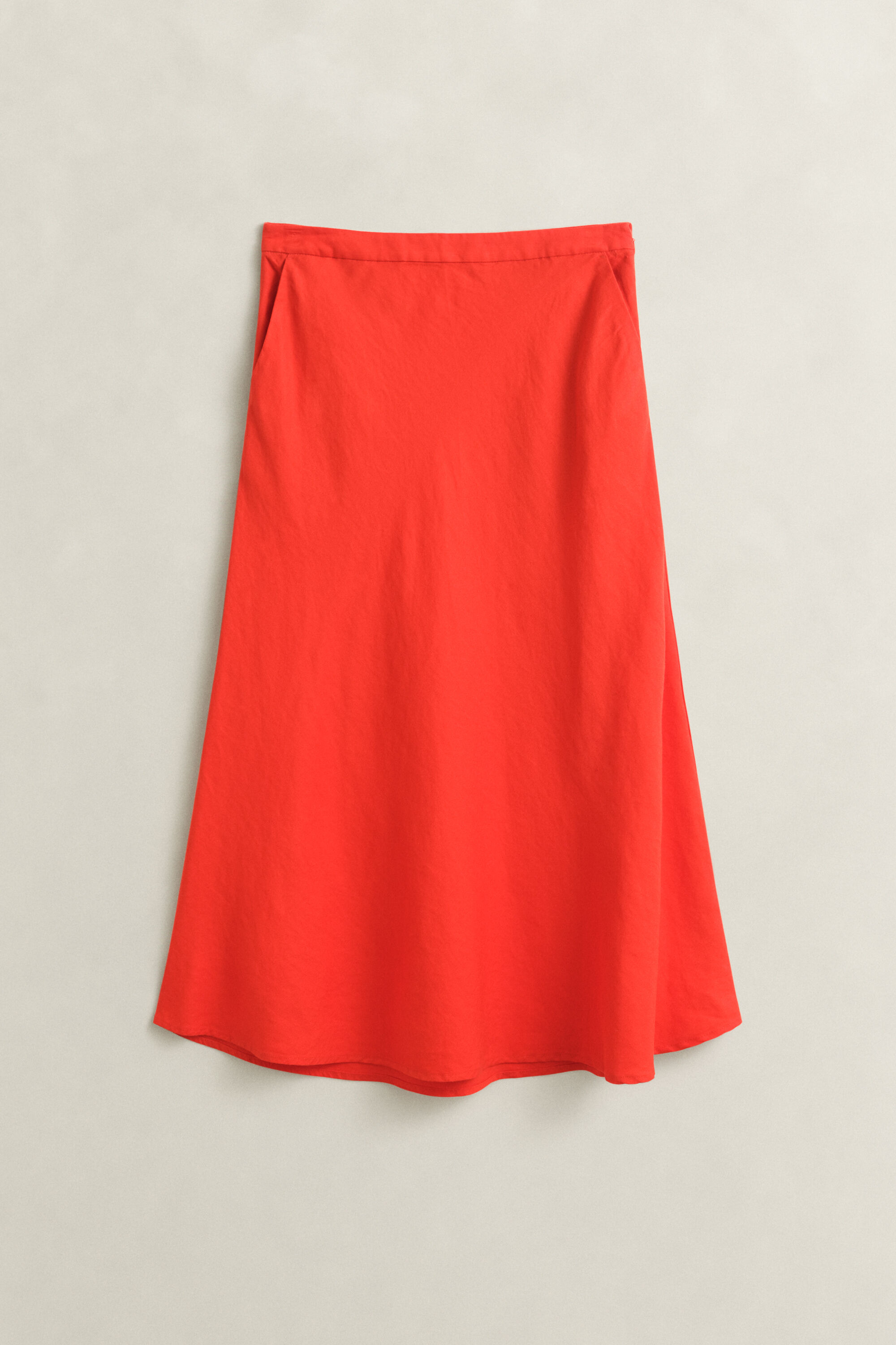 Nederdel i hørblanding med svaj