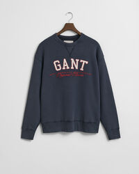 Sweatshirt med college-grafik og crewneck