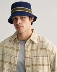 Oversized ternet skjorte med struktur