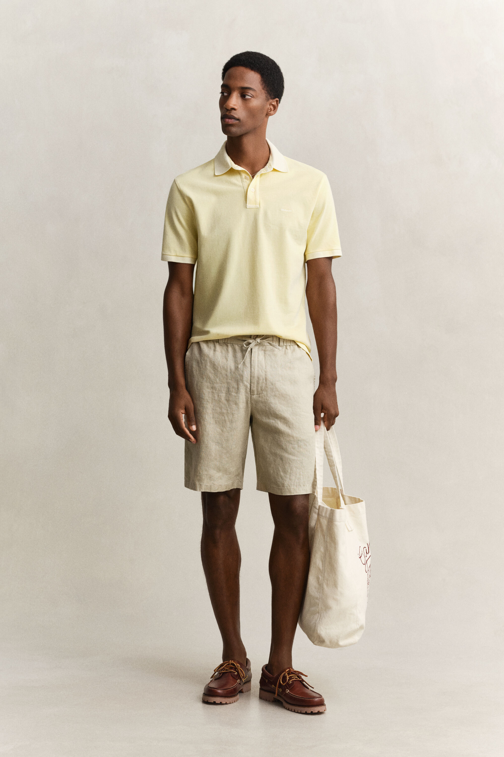 Sunfaded poloskjorte