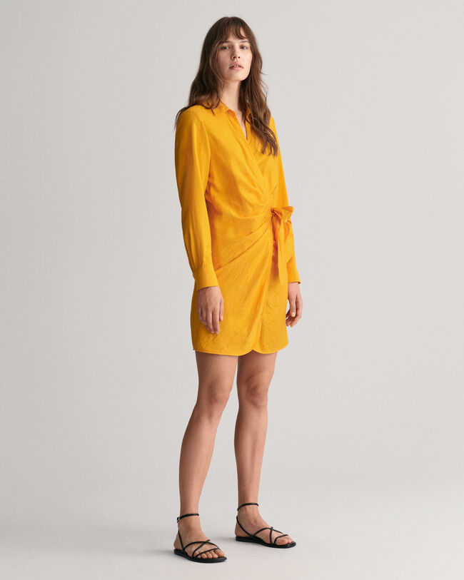 Sl&aring;-om skjortekjole