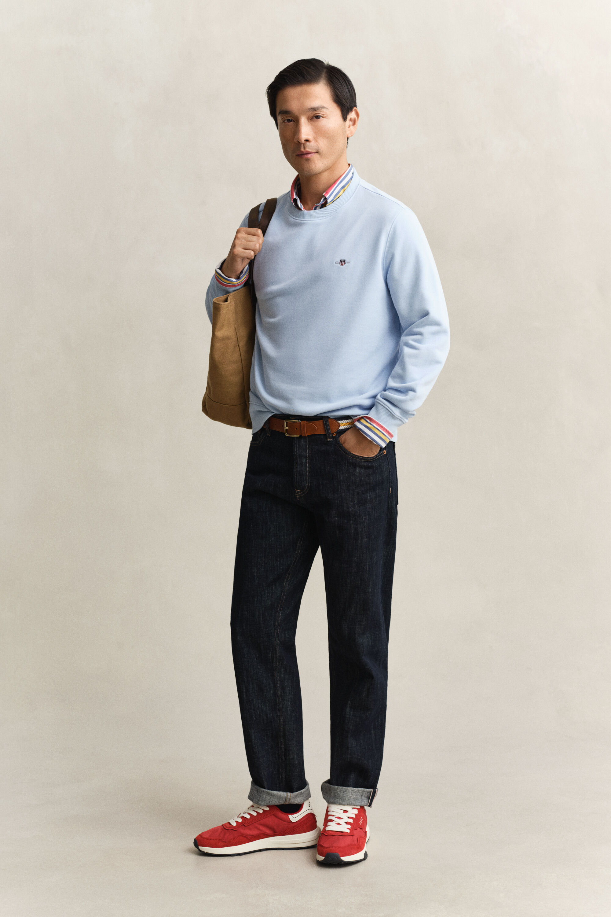 Shield sweatshirt med crewneck