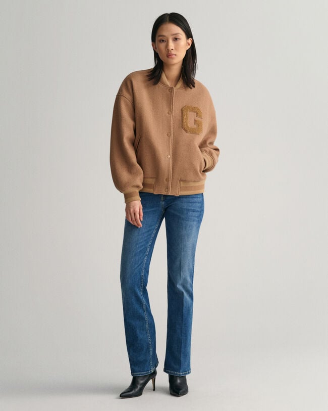 Twill GANT Varsity Jacket af uld