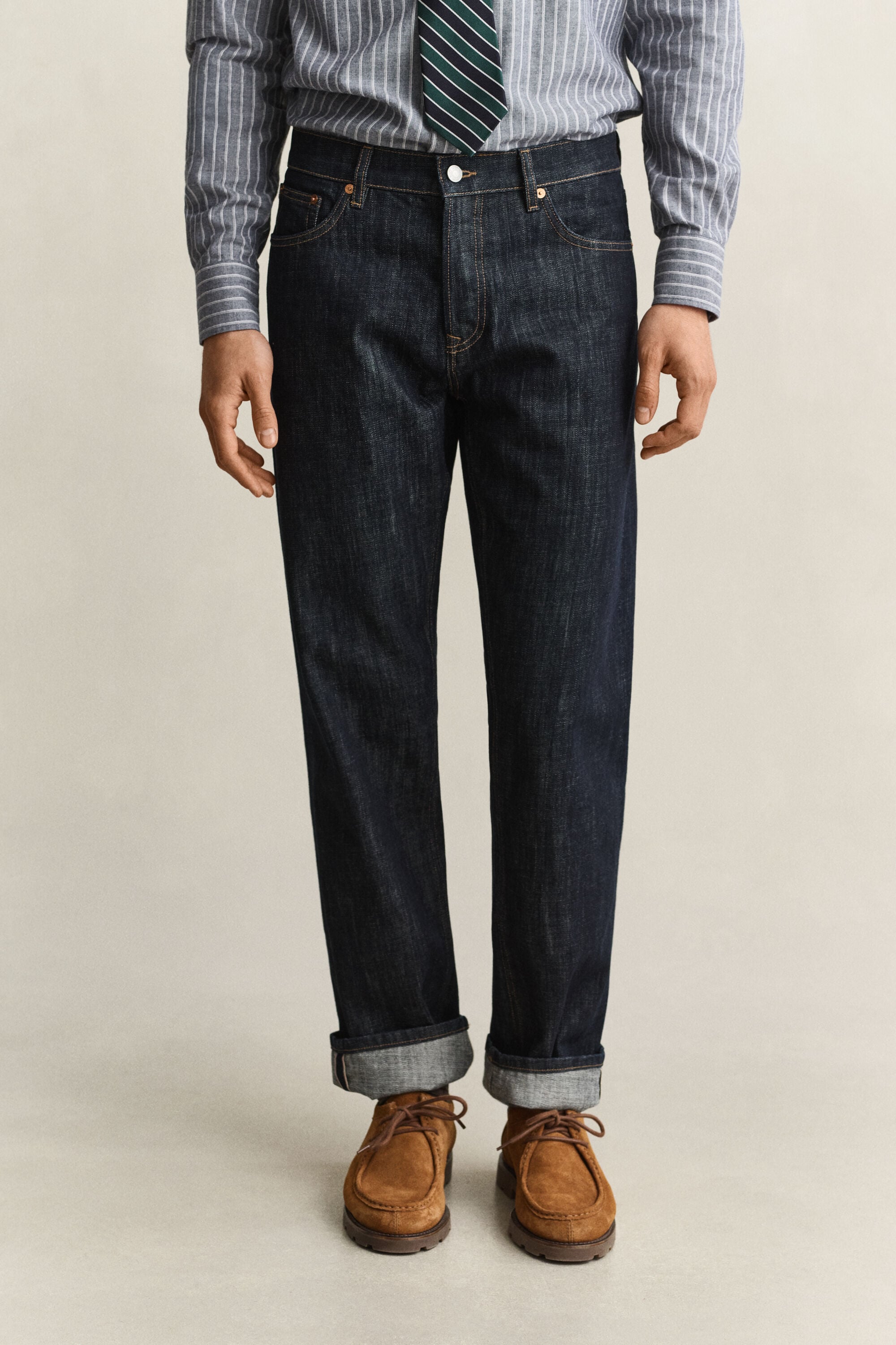 Jeans med ægkant