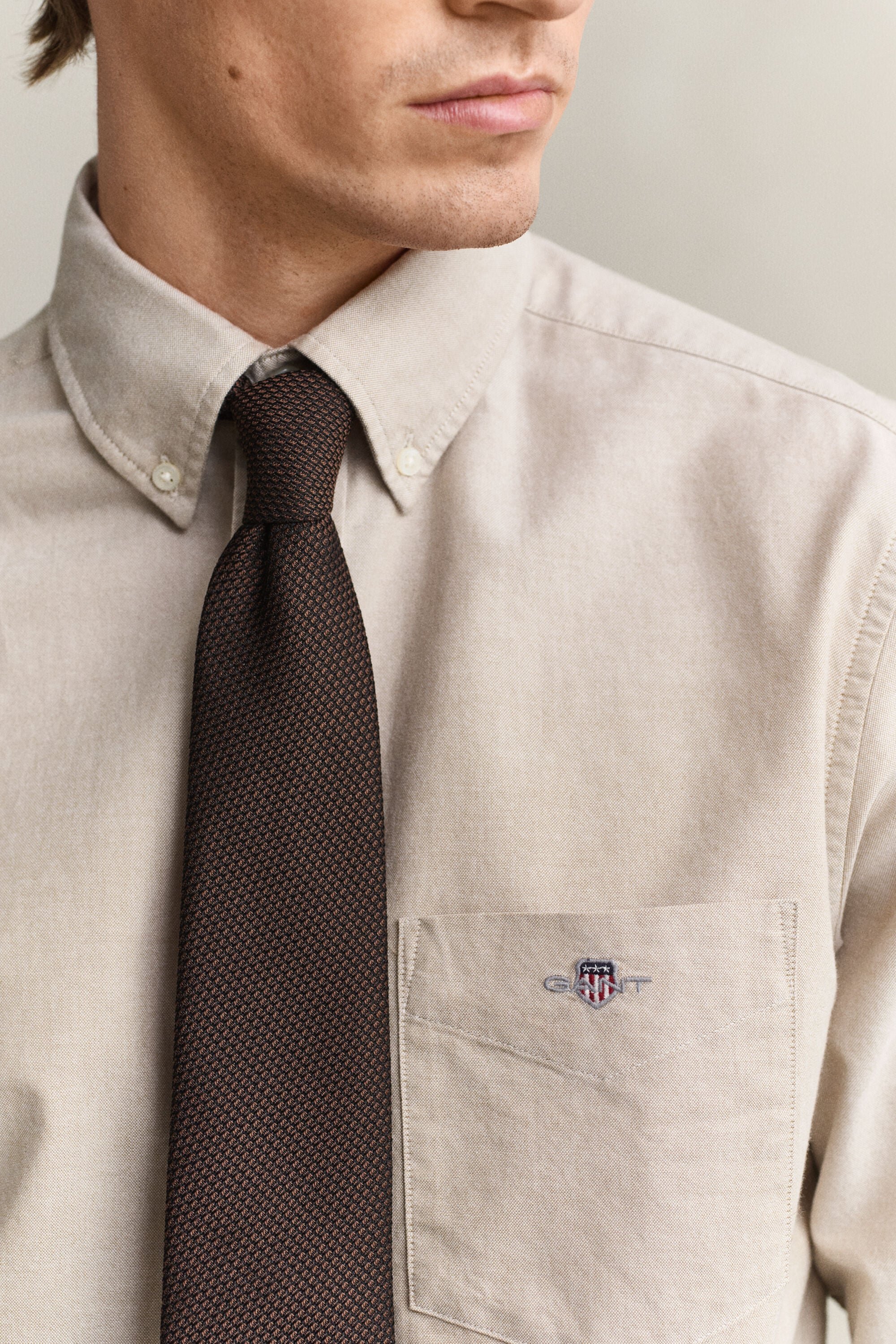 Regular fit klassisk Oxford-skjorte