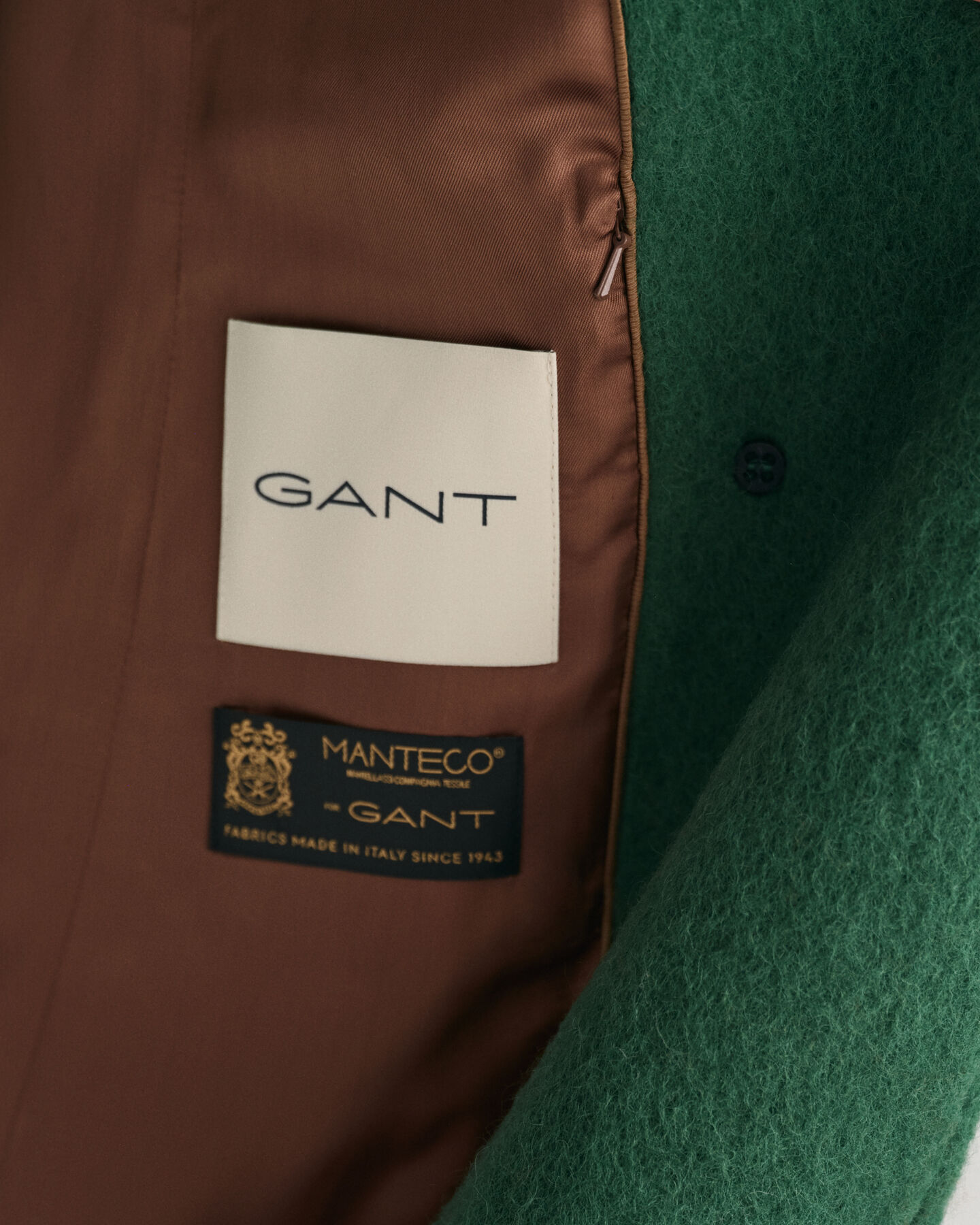 Overfrakke af uldblanding