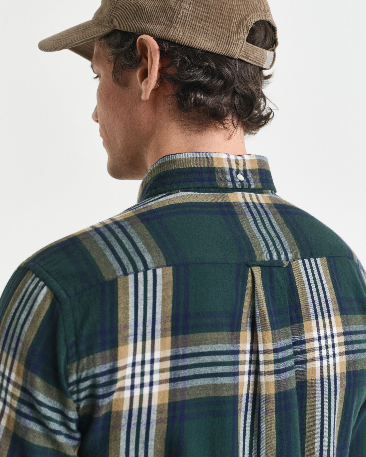 Regular fit Windblown flannelskjorte med tern