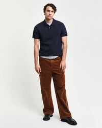 Poloskjorte med vaffeltekstur