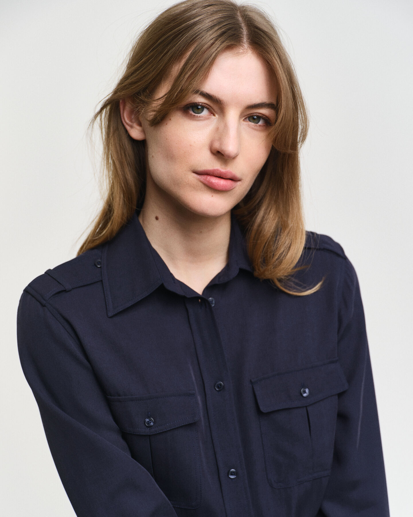 Skjortekjole med lommer