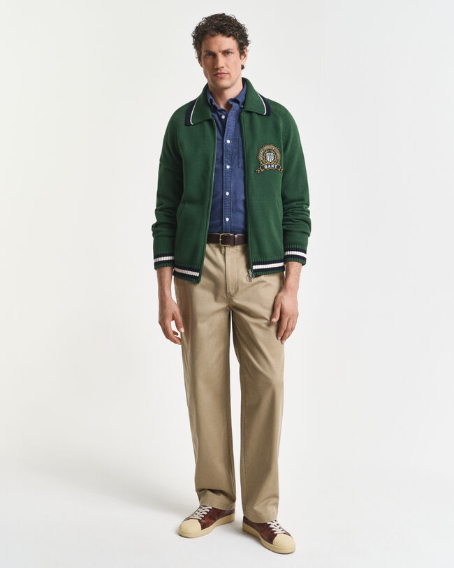 Regular fit skjorte af jernbanefløjl