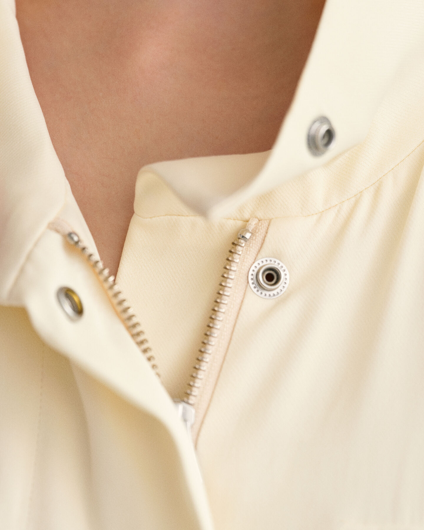 Relaxed fit stribet jakke