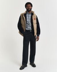 Regular fit Archive poplin skjorte med tern