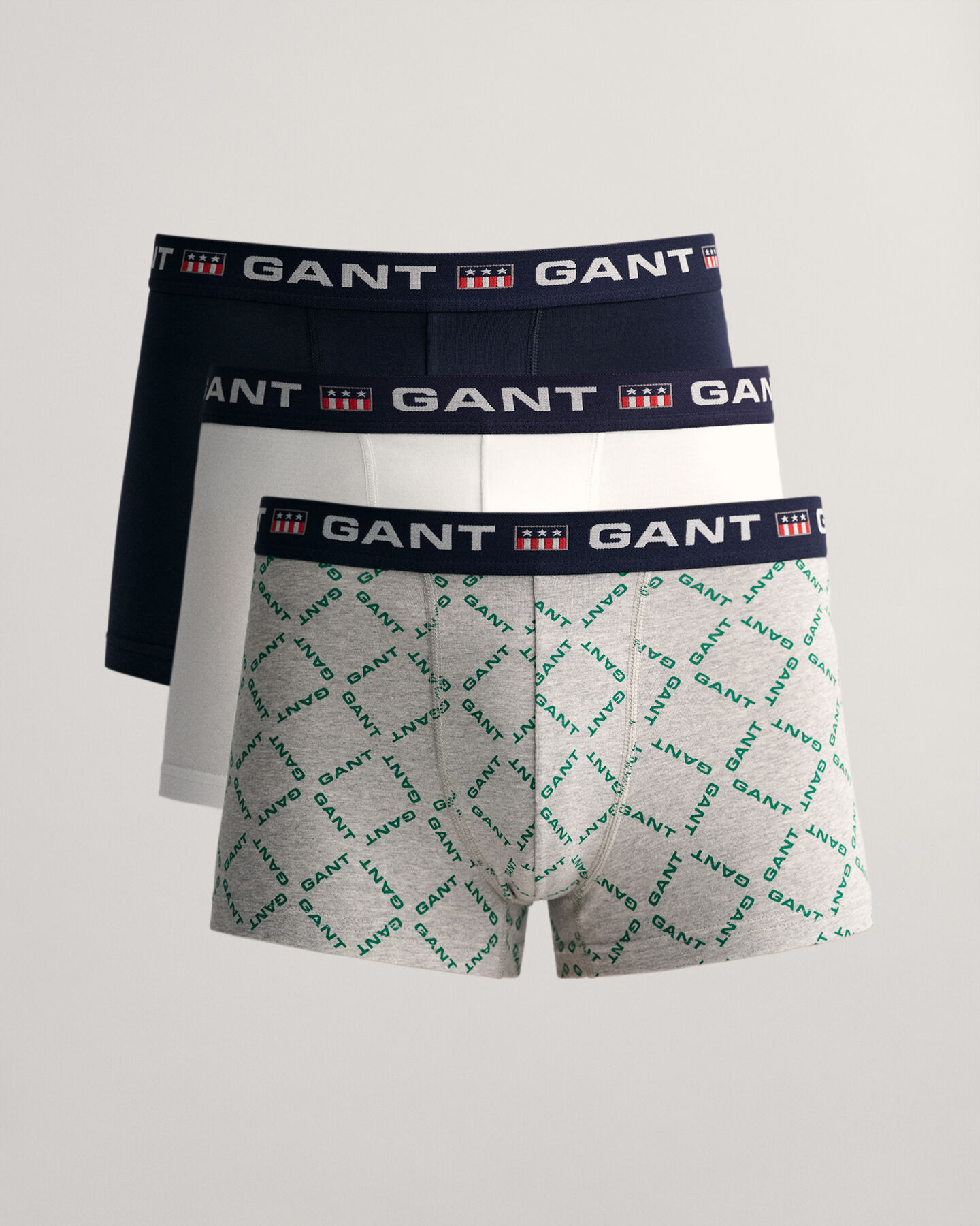 3-Pack trunk-underbukser med GANT-tryk