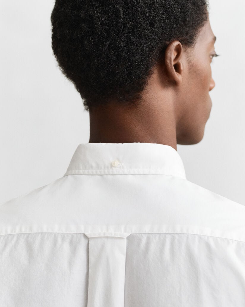 Regular fit klassisk poplin-skjorte