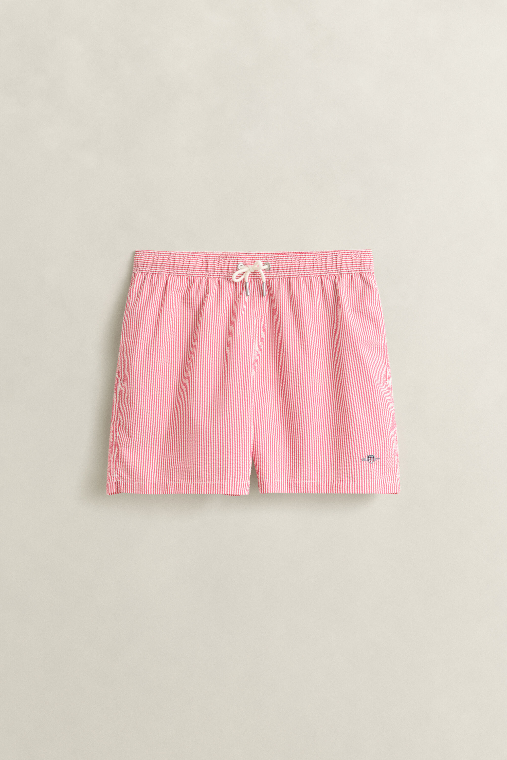 Stribede seersucker badeshorts