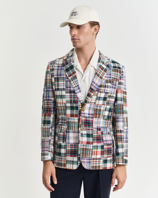 Regular patchwork blazer