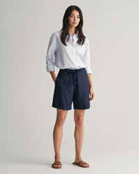 Relaxed Fit Tie Waist Shorts