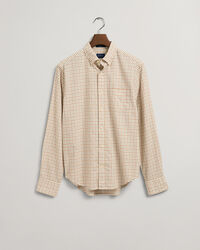 Regular fit Window Check skjorte af twill