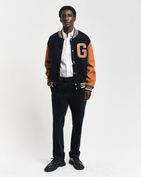 Slim fit klassisk poplin-skjorte