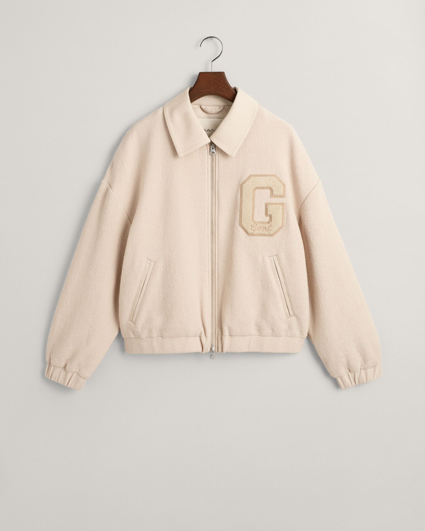 Tekstureret GANT Varsity Jacket