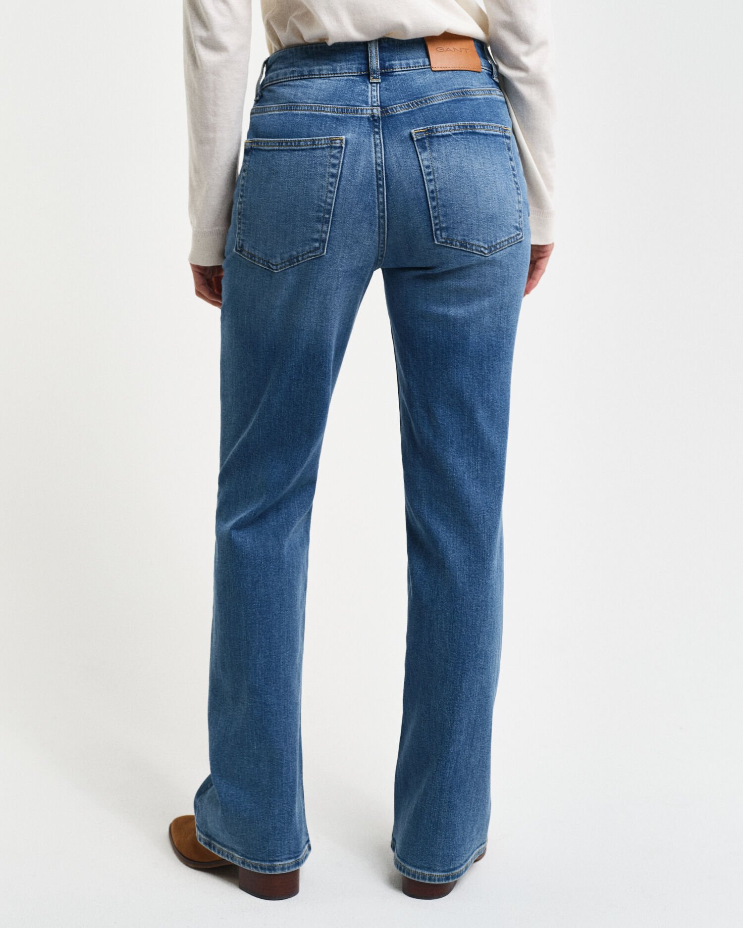 Slim fit jeans med svaj