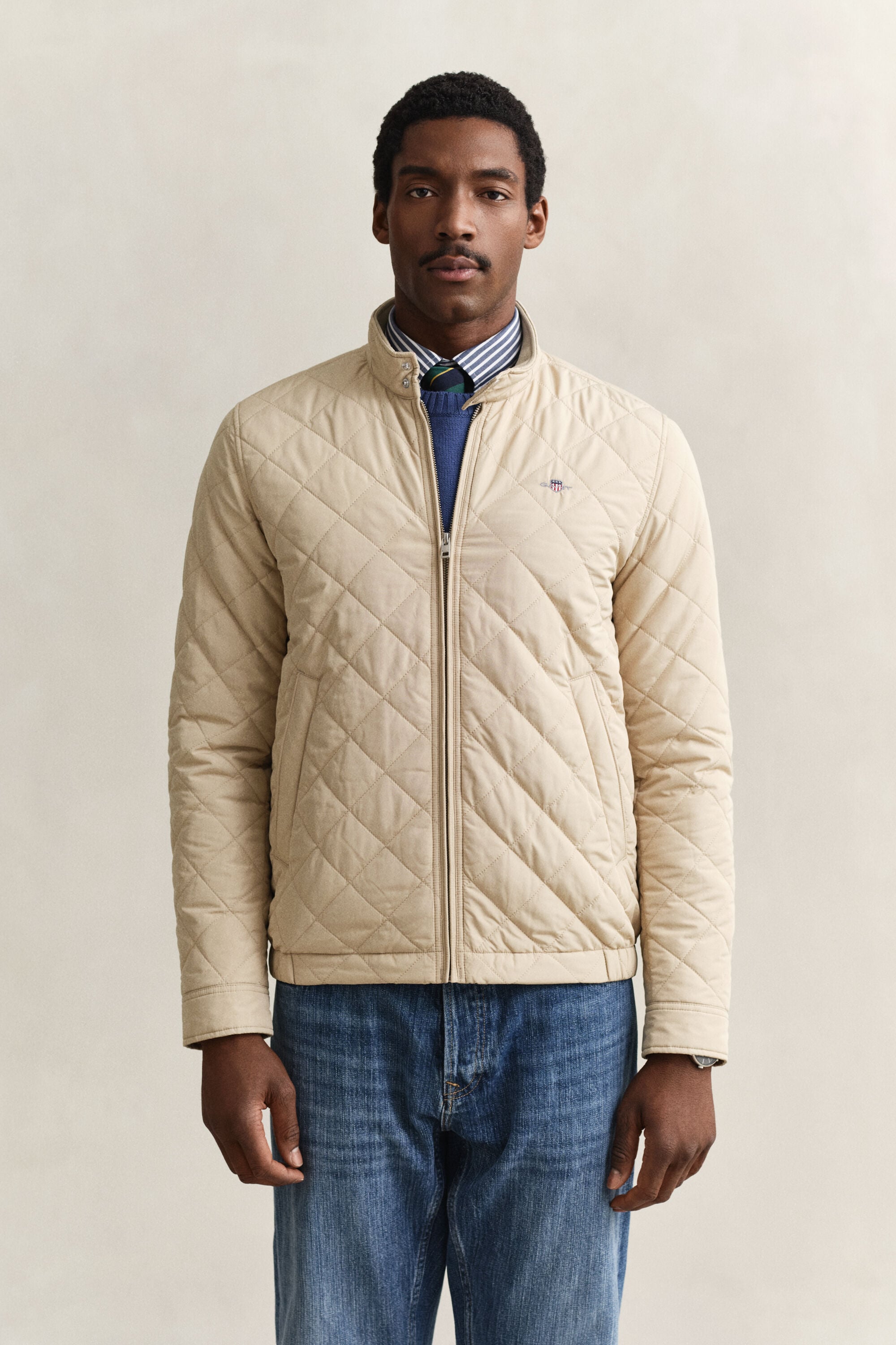 Quiltet Windcheater jakke