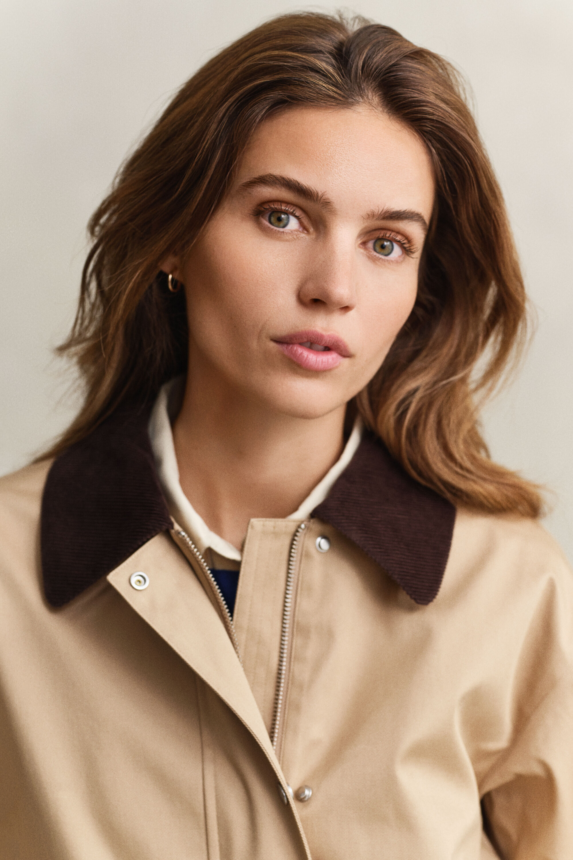 Decker jakke af bomuld