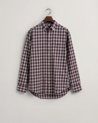 Regular fit ternet flannelskjorte