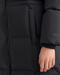 Dunfrakke i fuld længde