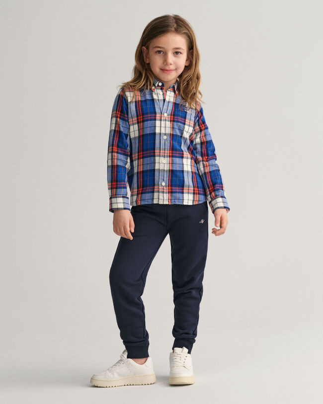 Kids Regular fit ternet flannelskjorte
