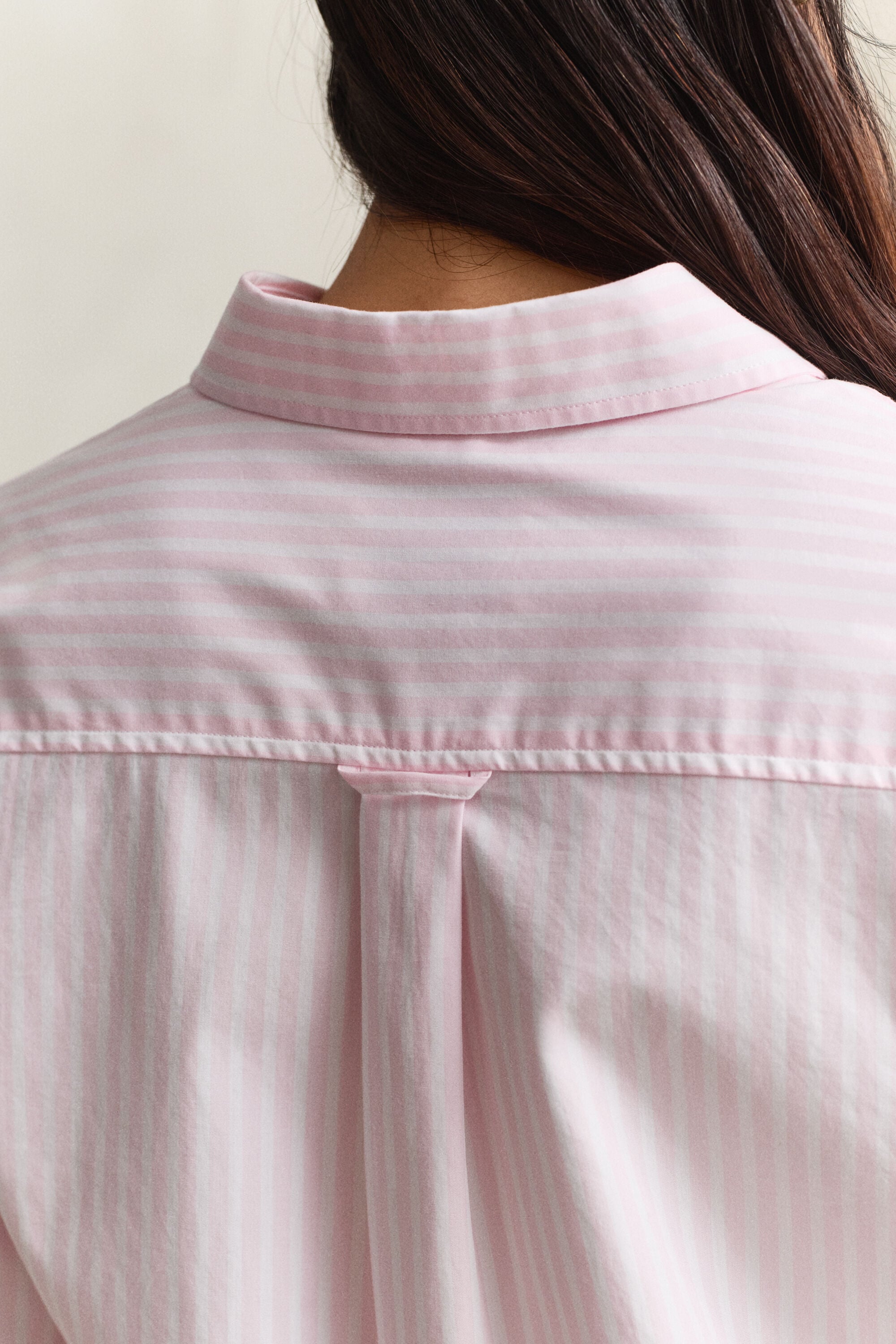 Classic Regular poplin skjorte med striber
