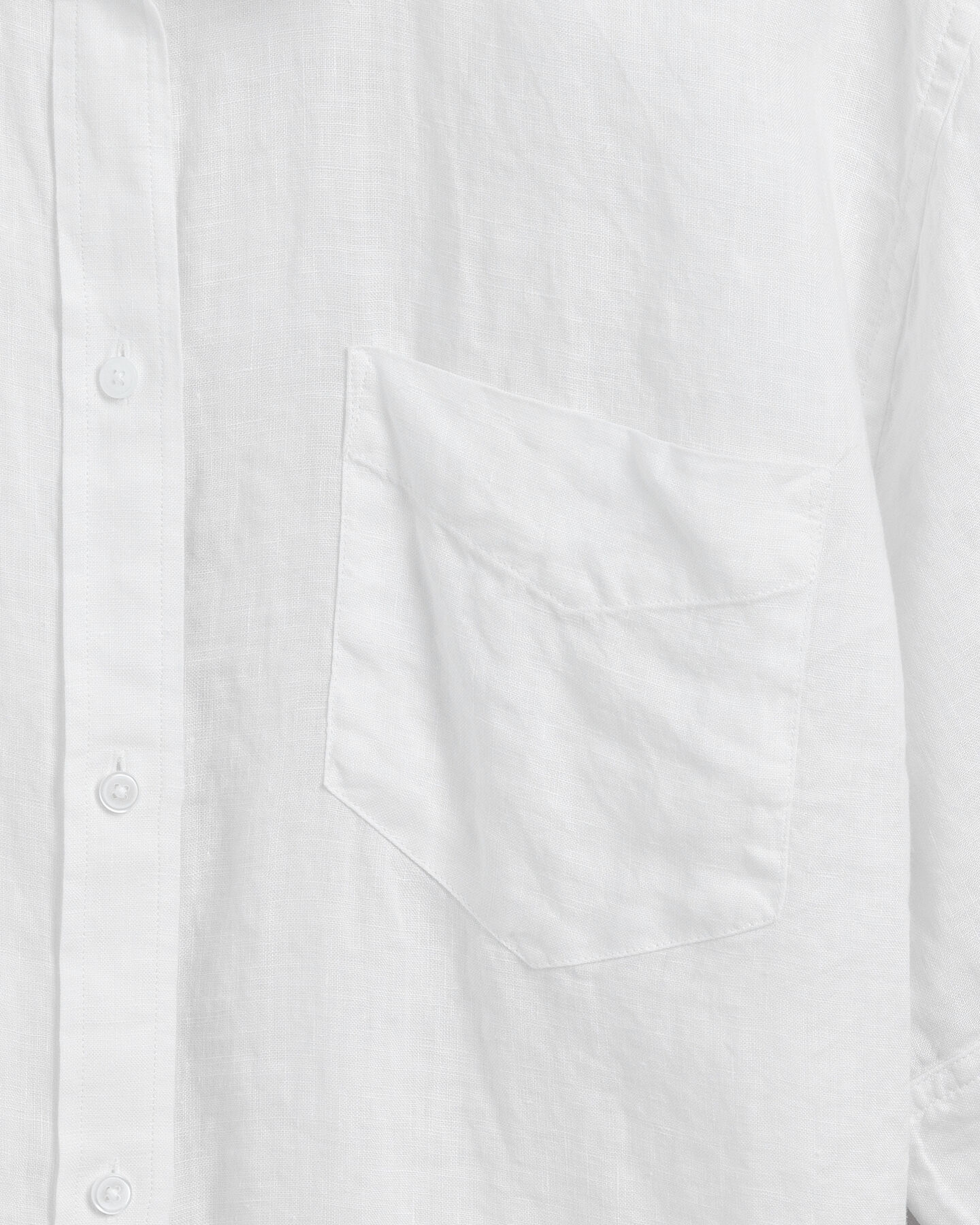 Relaxed fit skjorte i h&oslash;rchambray med korte &aelig;rmer