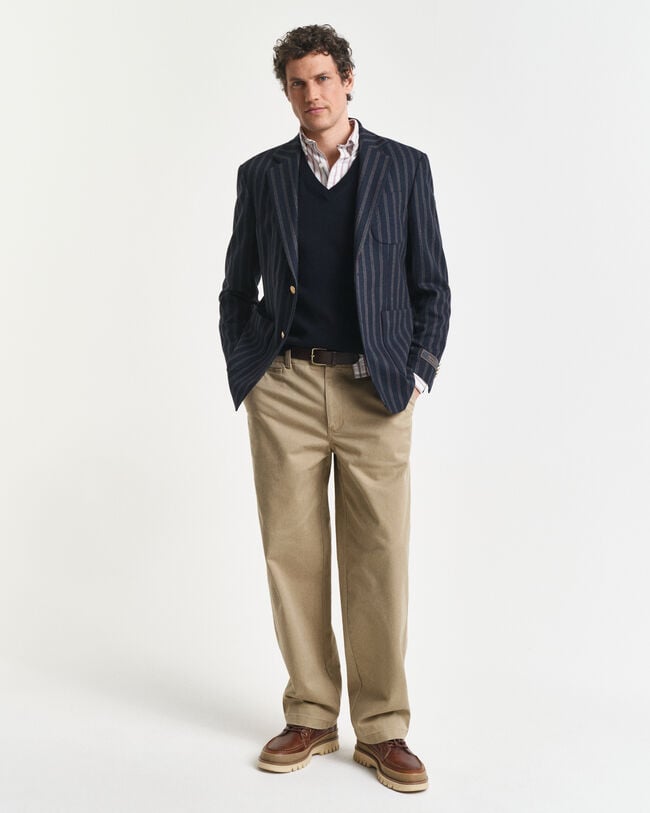 Klassisk vest af bomuld