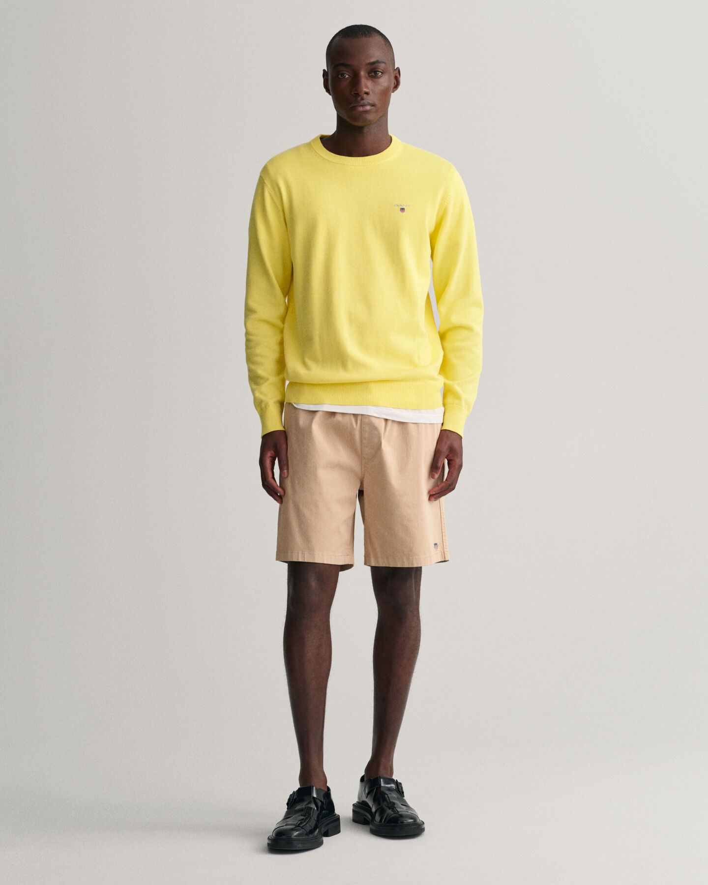 Classic crewneck sweater i bomuld