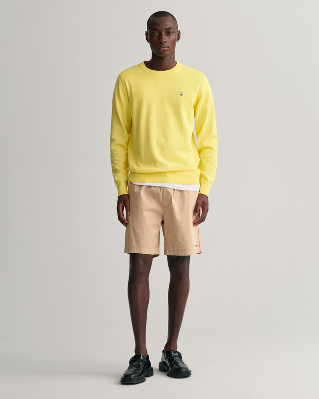 Classic crewneck sweater i bomuld