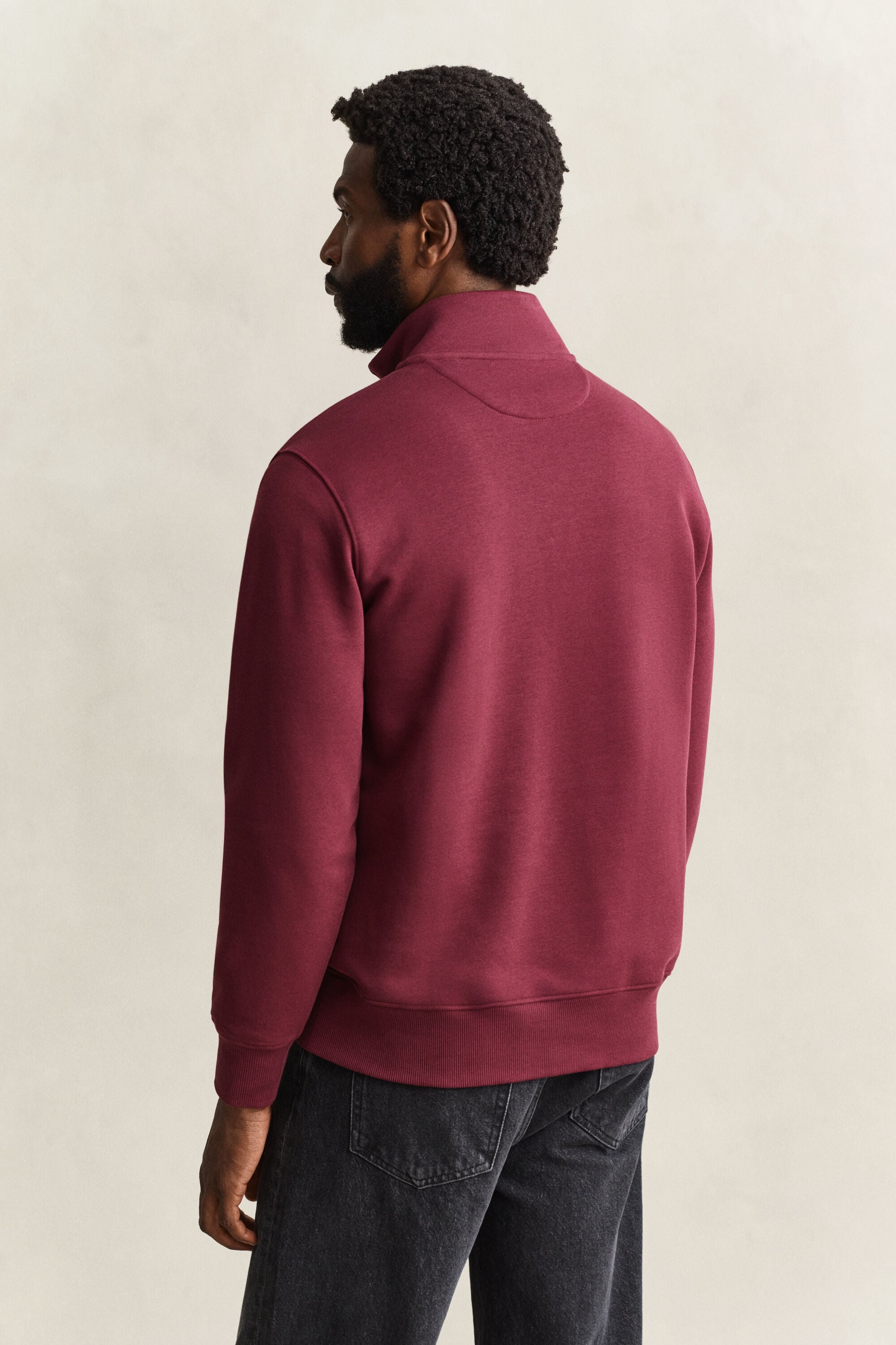 Shield sweatshirt med halv lynlås