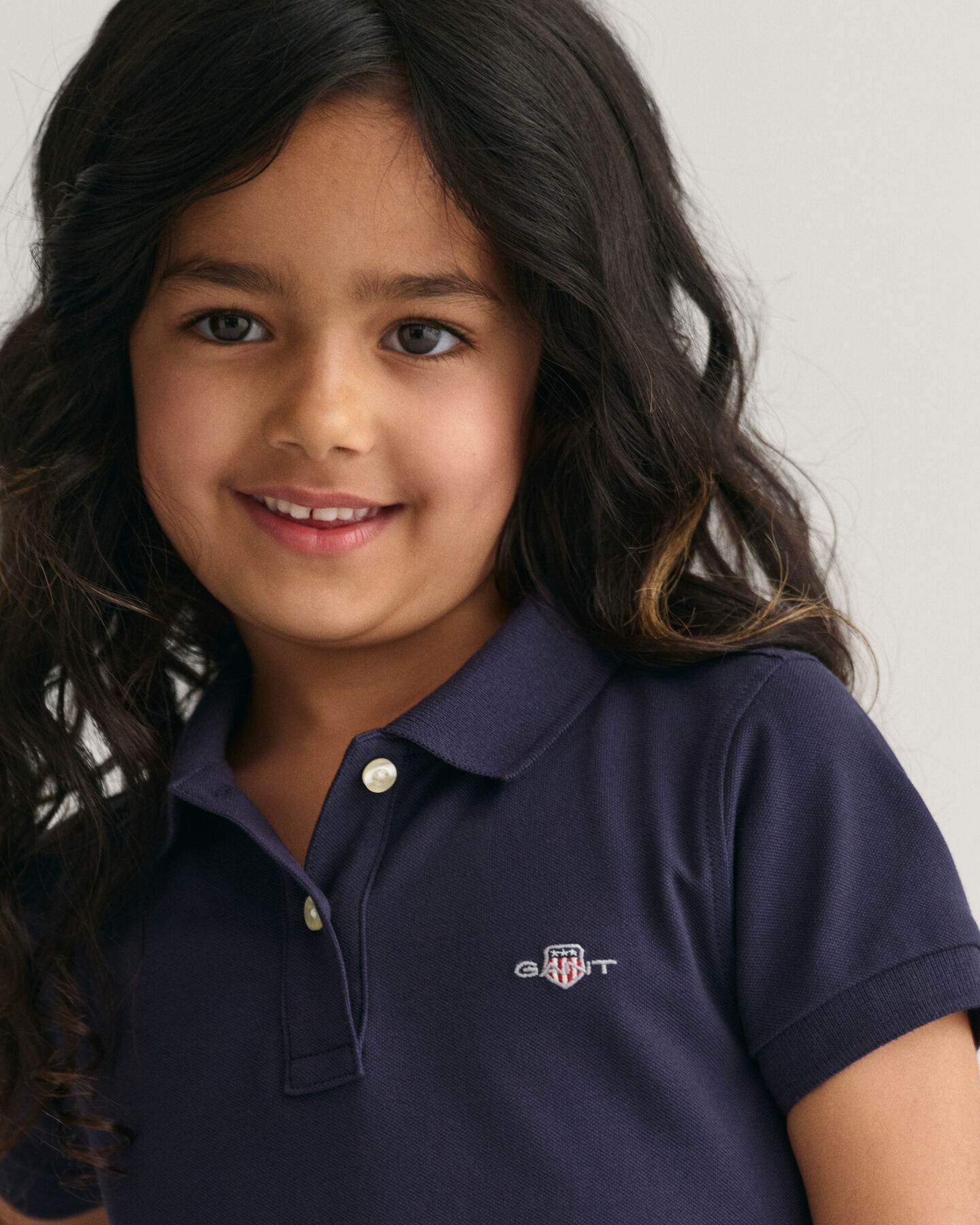 Girls piqu&eacute; fl&aelig;sekjole med korte &aelig;rmer