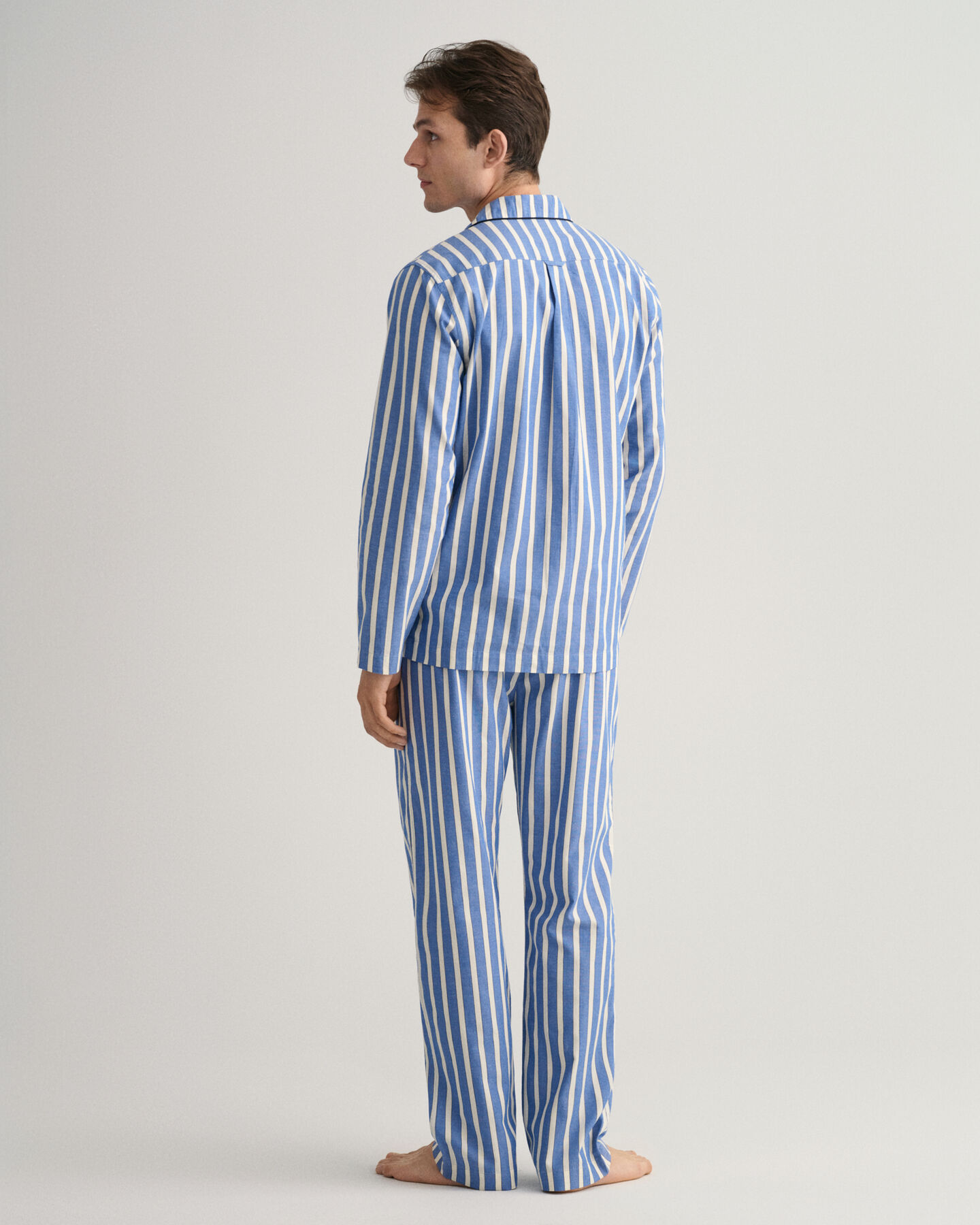 Oxford stribet pyjamassæt