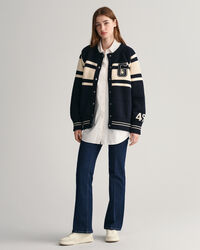 Strikket GANT Varsity cardigan