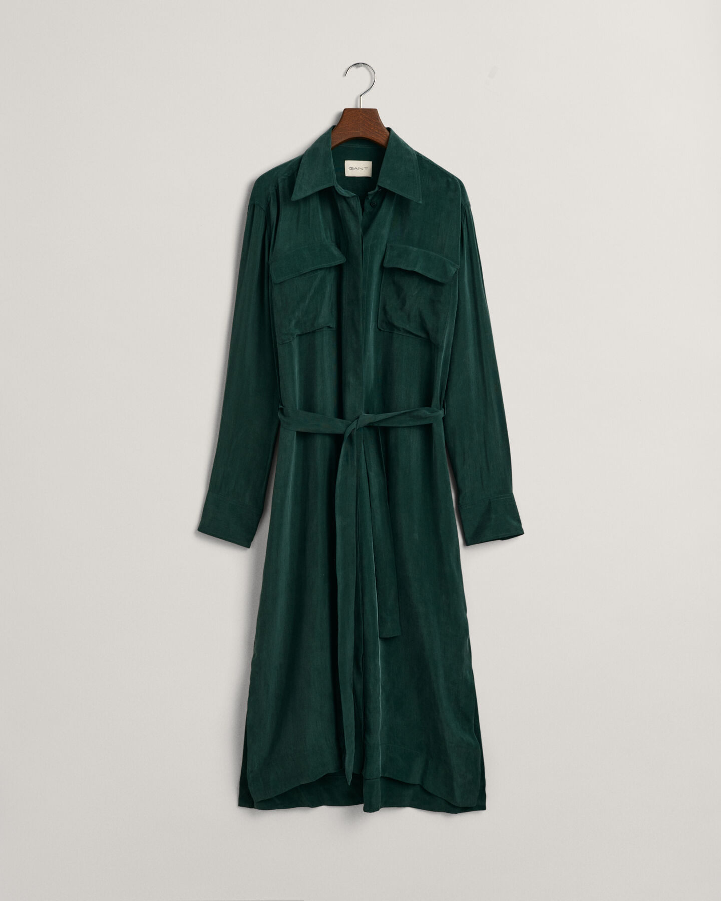 Relaxed fit utility-skjortekjole