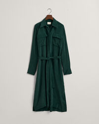 Relaxed fit utility-skjortekjole