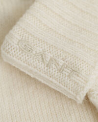 Uldhandsker med kabelstrik