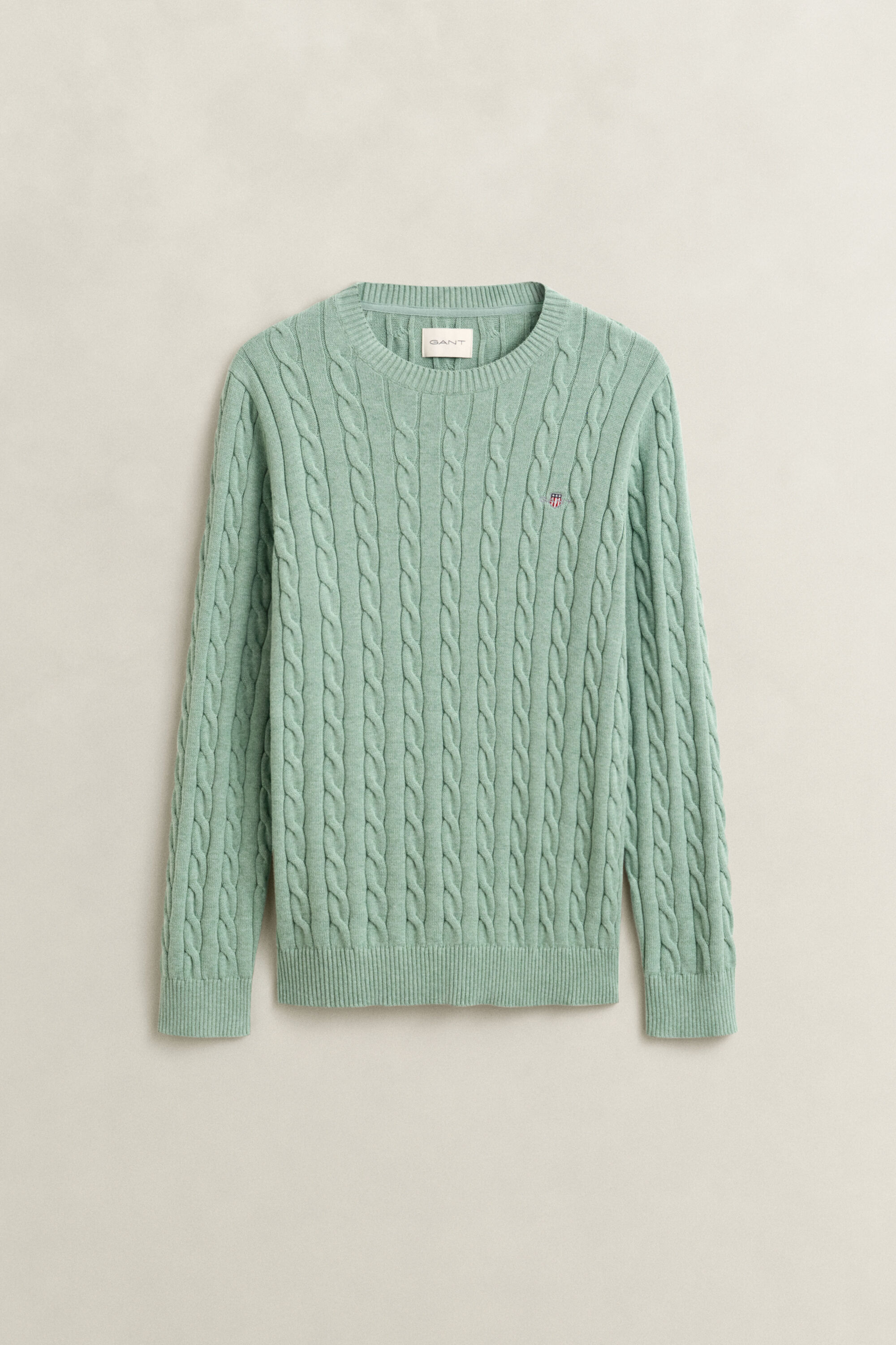 Classic sweater med kabelstrik