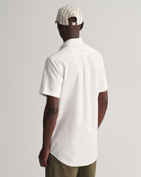 Regular fit Oxford-skjorte med korte &aelig;rmer