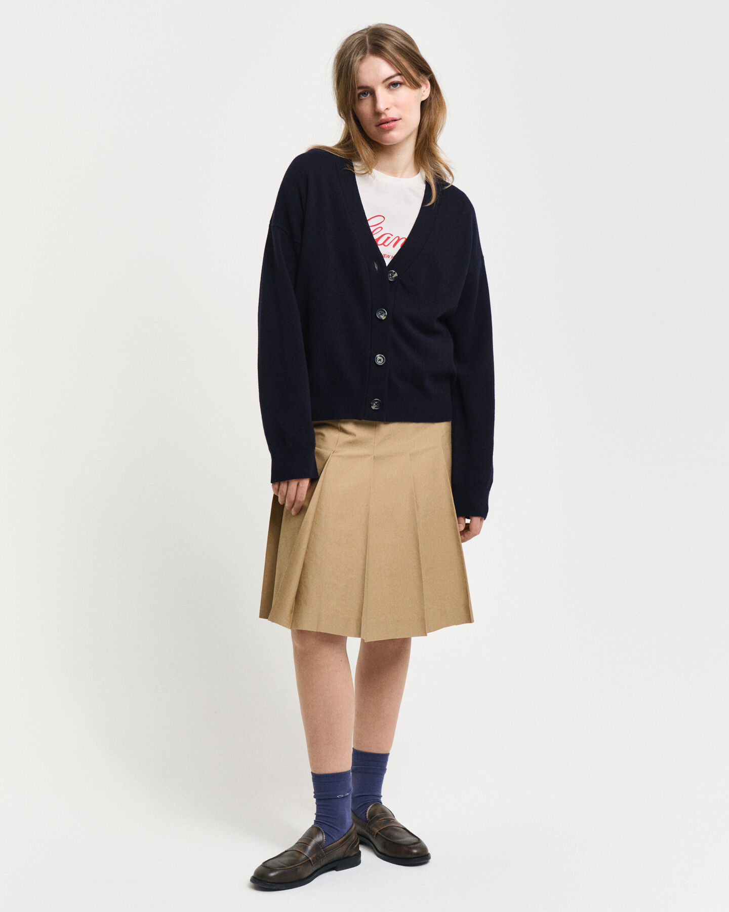 Cardigan af ekstra fin lammeuld