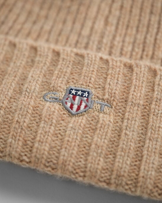 Shield beanie af uld