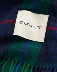 Ternet halstørklæde i kashmirblanding